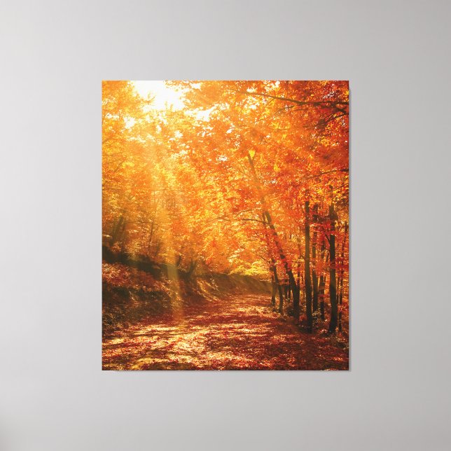 Beautiful autumn canvas print (Front)
