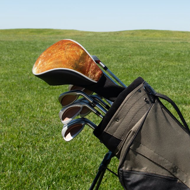 Beautiful autumn golf head cover (In Situ)