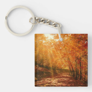 Beautiful autumn key ring