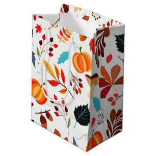 Beautiful Autumn Pattern 1 Medium Gift Bag