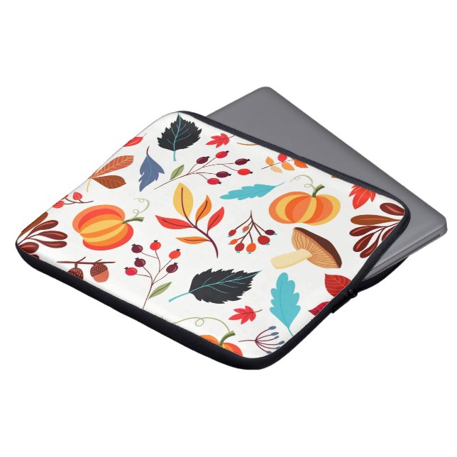 Beautiful Autumn Pattern Laptop Sleeve (Front Top)