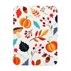Beautiful Autumn Pattern Magnet