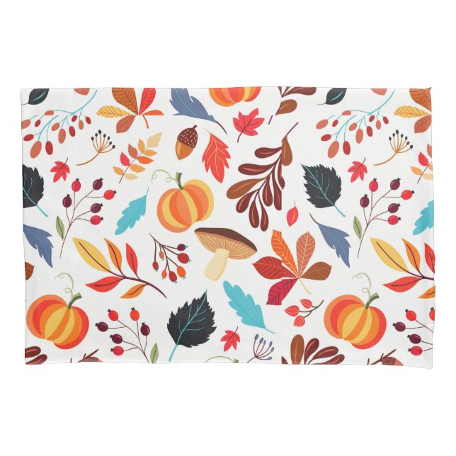 Beautiful Autumn Pattern Pillowcase (Front)