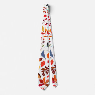 Beautiful Autumn Pattern Tie