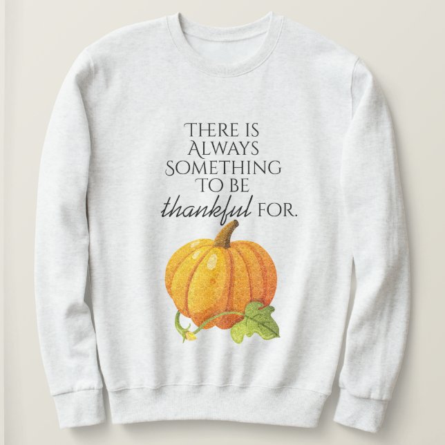Beautiful Autumn Pumpkin Sweatshirt (Design Front)