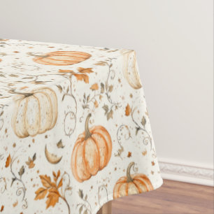 Beautiful Autumn Pumpkins Tablecloth