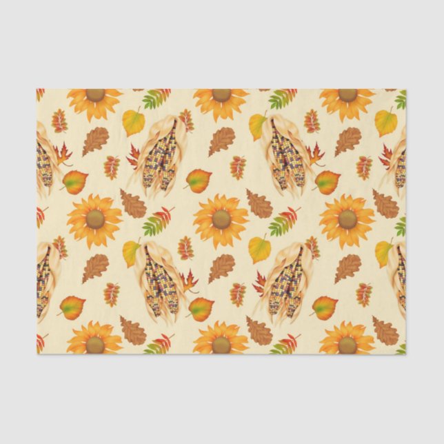 Beautiful Autumn Tissue Paper (Front)