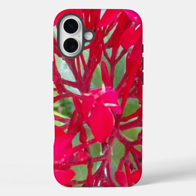 Beautiful Awesome Red flowers Case-Mate iPhone Case (Back)