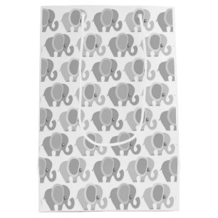 Beautiful Baby Elephants Medium Gift Bag