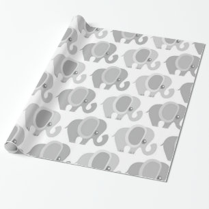 Beautiful Baby Elephants Wrapping Paper
