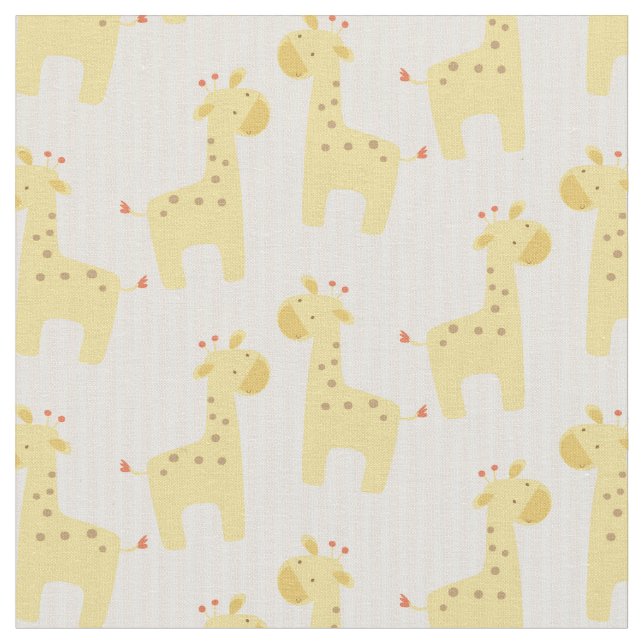 Beautiful Baby Giraffe Fabric (Close Up)