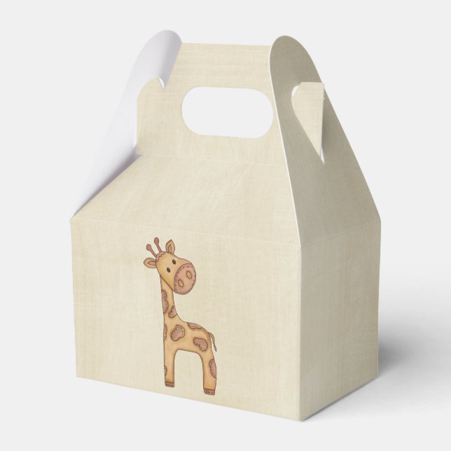 Beautiful Baby Giraffe Favour Box (Front Side)
