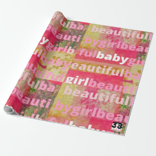 Beautiful Baby Girl Collection Wrapping Paper