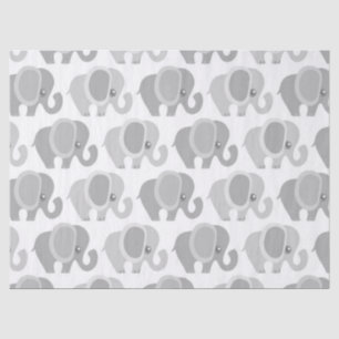 Beautiful Baby Neutral Grey Elephant Tissue Paper