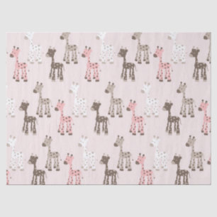 Beautiful Baby Pink Giraffe Tissue Paper