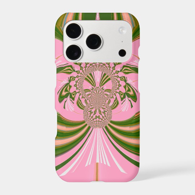 Beautiful baby pink green and white  Kaleidoscope  (Back)