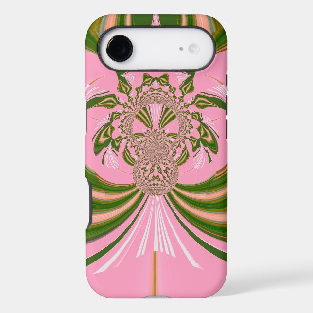 Beautiful baby pink green and white  Kaleidoscope  (Back)