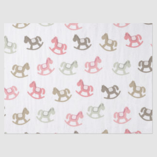 Beautiful Baby Rocking Horses Tissue Paper
