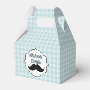 Beautiful Baby Shower Little Man Moustache Favour Box