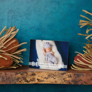 Beautiful Baby Stats with Name Plaque