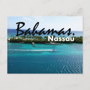 Beautiful Bahamas Nassau Postcard
