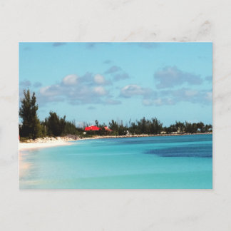 Beautiful Bahamian Beach Postcard