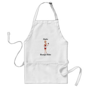 Beautiful Baker Personalised Apron Blonde 2
