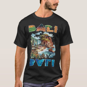 Beautiful Bali Men Black T-Shirt