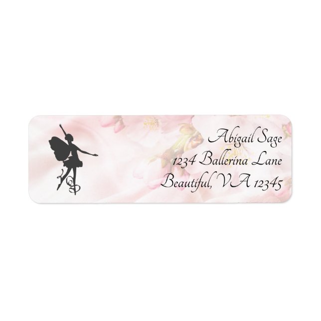 Beautiful Ballerina and Flowers Live Love Dance (Front)