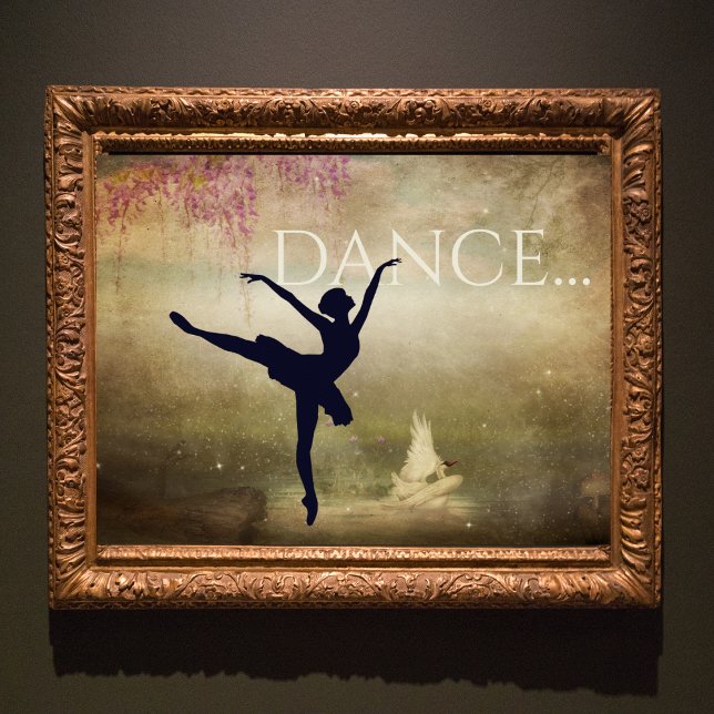 Beautiful Ballerina and Swan Dance Poster (Creator Uploaded)