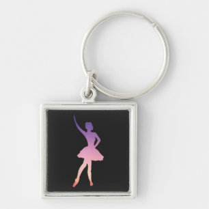 Beautiful ballerina for ballet girL Key Ring
