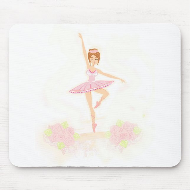 Beautiful ballerina Mouse pad (Front)