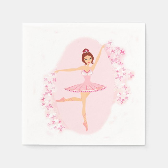 Beautiful ballerina  Napkin (Front)