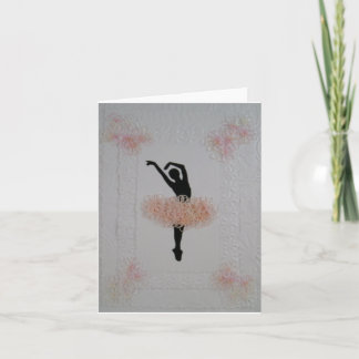 Beautiful Ballerina on Pointe ! Note Card