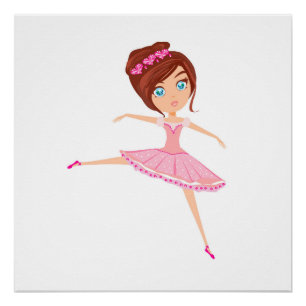 Beautiful ballerina Poster Paper (Semi-Gloss)