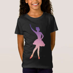 Beautiful ballerina t-shirt for ballet girl.