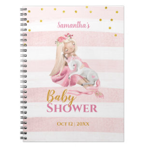 Beautiful Ballerina Unicorn Baby Shower Guest Book