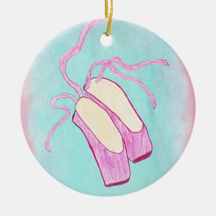 Beautiful Ballet Shoes Ornament