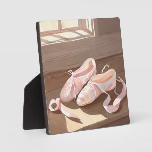 Beautiful Ballet Slippers Pretty Pink Plaque