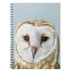 Beautiful Barn Owl Soft Cover Notebook