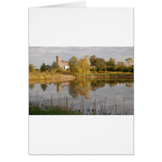 Beautiful Barn Reflected in the Water