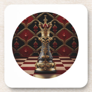 Beautiful Baroque Styled Chess Piece - The Queen Coaster