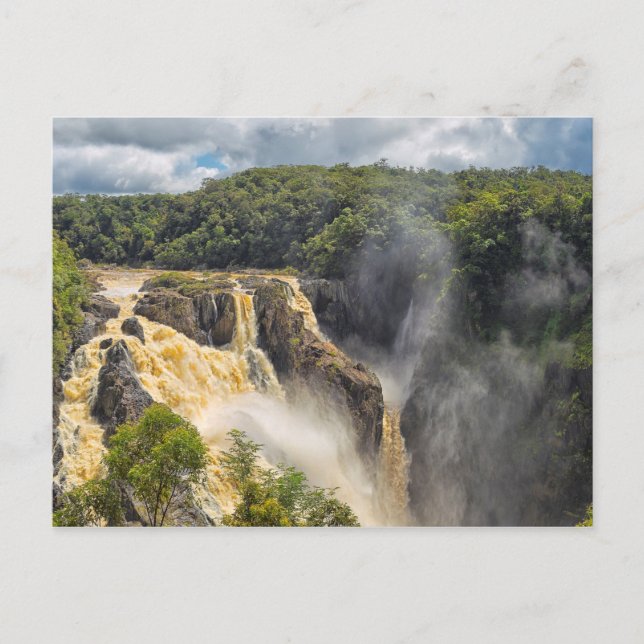 Beautiful Barron Falls at Kuranda Postcard (Front)