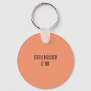 Beautiful basic button key ring