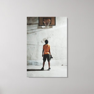 Beautiful Basketball Photography Canvas Print