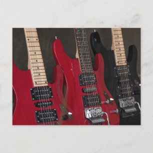 Beautiful Bass Guitar Postcard