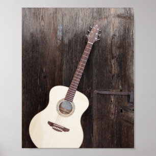 Beautiful Bass Guitar Poster
