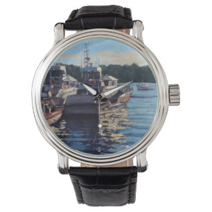 Beautiful Bass Harbour Maine Fishing Boat Scene Watch