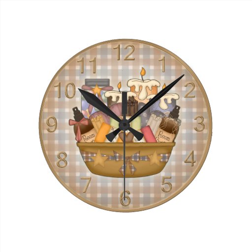 Image of Beautiful Bath Time Clock