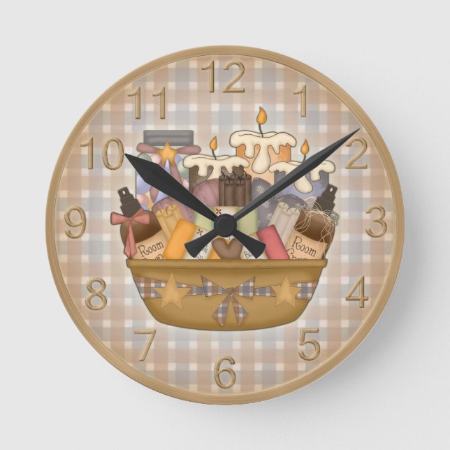 Beautiful Bath Time Clock (Front)